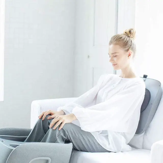 Alt view image 6 of 7 - Synca Wellness REI Foot-Calf-Lumbar-Ottoman Massager, HW - Massage & Relaxation, Grey, Health & Personal care