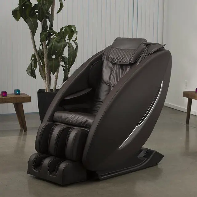 Alt view image 3 of 14 - Inner Balance Wellness IMR0047-31NA Ji Zero Wall Heated L Track Massage Chair - Brown, 47 x 31.5 x 57 in.