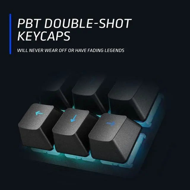 Alt view image 6 of 7 - Mountain Everest 60 RGB Gaming Keyboard - 60% with Arrow Keys, lubed switches, Sophisticated Sound dampening and 5-pin hot-swap (Linear 45 Speed Keyboard + Numpad, Wulfenite A)