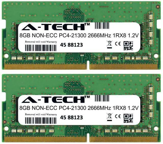 Main image of 16GB 2x 8GB DDR4 2666 SODIMM Laptop Memory RAM for DELL XPS 15" 9550 9560 9570