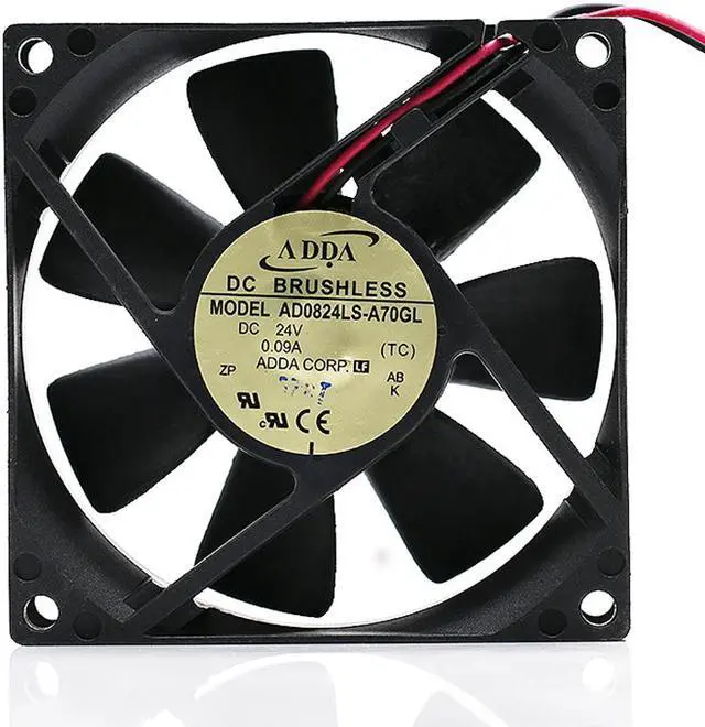 Alt view image 4 of 4 - Adda AD0824LS-A70GL 8025 24V 0.09A 8CM cm Mute Converter Cooling Fan