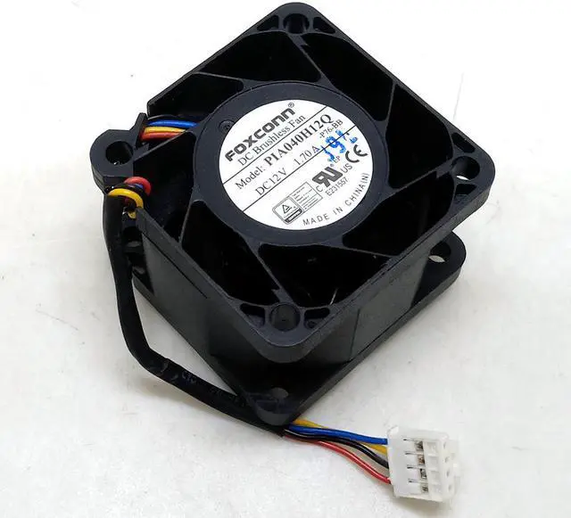 Alt view image 3 of 4 - cooling fan PIA040H12Q  Foxconn 4cm Wing Bit Power Fan 4028 12V High Speed PWM Fan