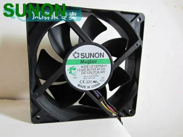 Main image of Sunon KDE1212PMV1 12cm 12V 8.4W chassis cooling fan  OPTIPLEX 745/755/760 YK550