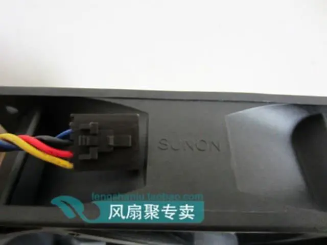 Alt view image 4 of 4 - Sunon KDE1212PMV1 12cm 12V 8.4W chassis cooling fan  OPTIPLEX 745/755/760 YK550