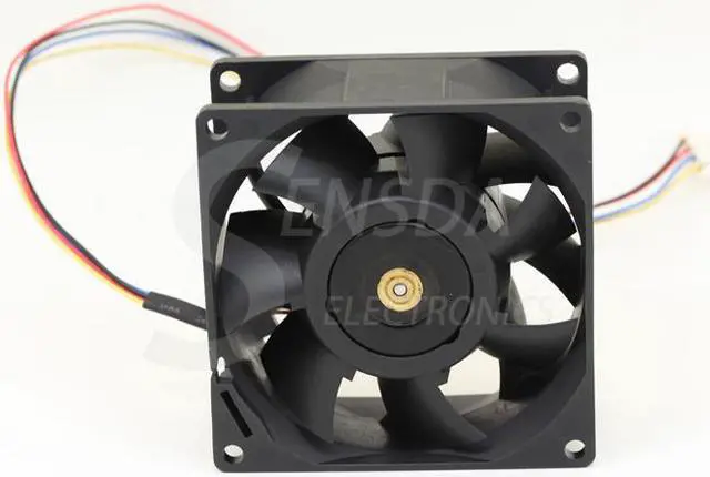 Alt view image 2 of 4 - delta FFB0812SHE 80mm DC12V 0.87A Server Cooling Fans Server Square Fan 3-wire 80x80x38mm