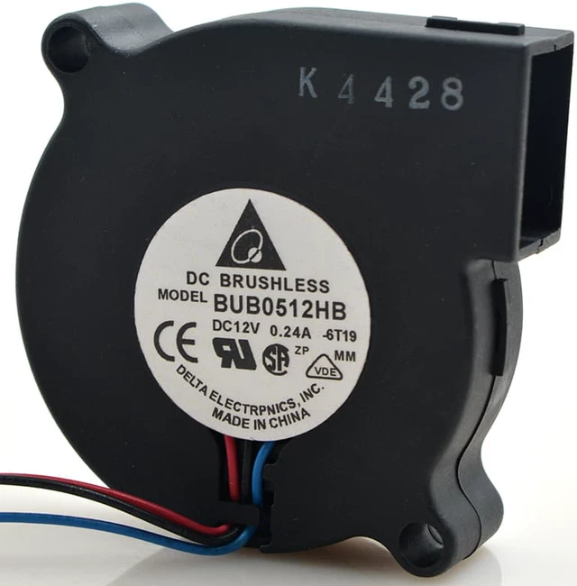 Main image of delta BUB0512HB 5CM 5015 fan centrifugal turbine cooling fan 12V 0.24A
