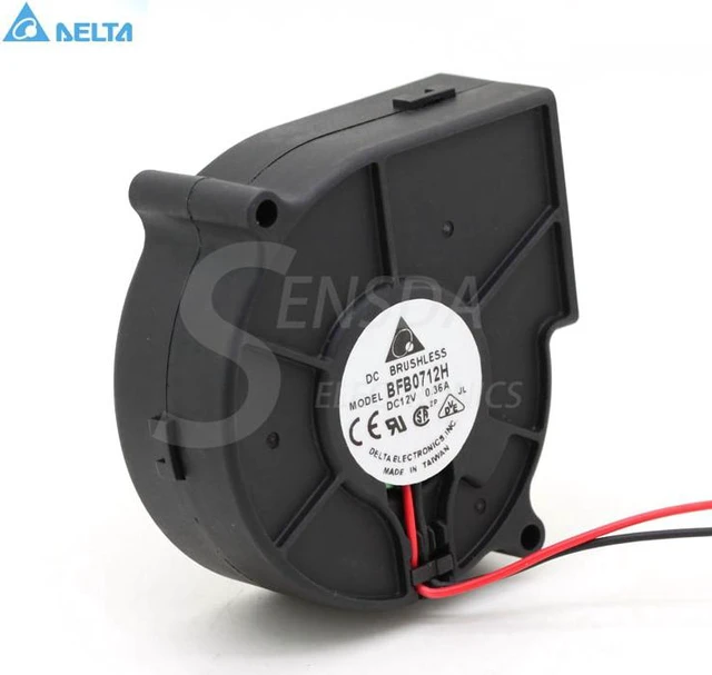 Main image of 5pcs delta BFB0712H 7530 DC 12V 0.36A projector blower centrifugal fan cooling fan