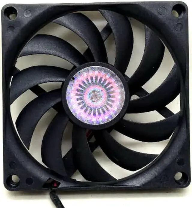 Alt view image 4 of 5 - 2pcs/pair slim USB fan 80mm*10mm DC5V A8010-20RA-2JN-F1 5V 0.25A 8010 8CM Ultra-thin silence cooling fan