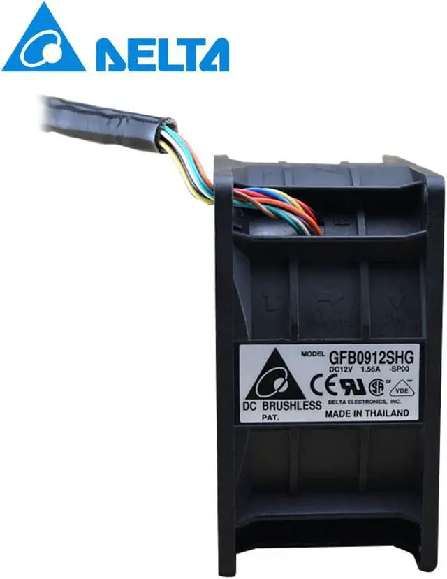 Alt view image 2 of 4 - 9050 9CM winds of fan 12V 1.56A GFB0912SHG double leaf 90*90*50mm