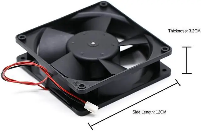 Alt view image 3 of 3 - Ebmpapst 4394 12032 12CM 24V 5.0W 210ma High-End Converter Cooling Fan