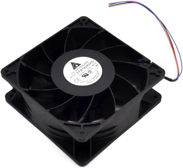 Alt view image 5 of 6 - FFB1424VHG 14050 14CM 24V 1.37A fan drive three-line winds fan  140*140*50mm