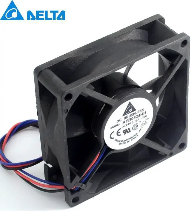 Main image of Delta 1pcs  and  80X80X25mm 24 v 0.15 A 8025 8 AFB0824HH inverter industrial PC power supply fan