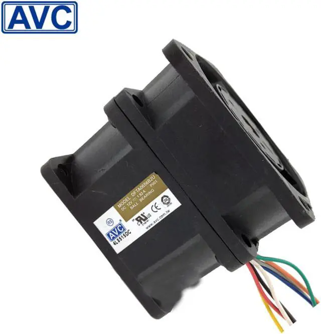 Main image of AVC  6056 6CM double motor car booster violent fans 12V 1.92A DFTA0656B2U 60*60*56mm