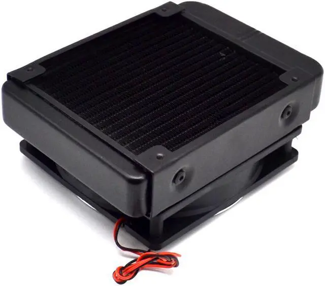 Alt view image 3 of 3 - 1pcs Low Noise 120 x 120mm Water Cooling CPU Cooler Row Heat Exchanger Radiator with Fan