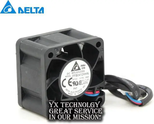 Main image of 5pcs/lot  FFB0412HHN 4028 4cm 12V 0.17A 3 server cooling fan  Delta 40 * 40 * 28mm
