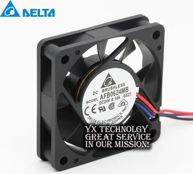Main image of Delta   AFB0624MB 6015 6cm6 cm cooling fan 24V 0.10A  60*60*15mm