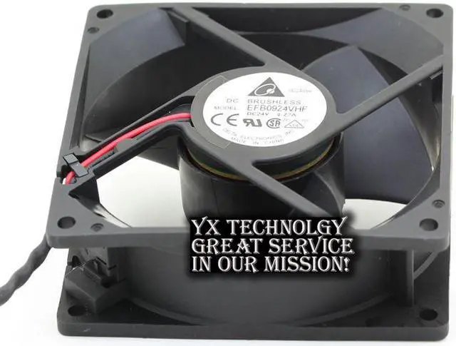 Alt view image 5 of 6 - and  EFB0924VHF 9CM 9032 24V 0.27A two line drive fan  Delta 90*90*32mm