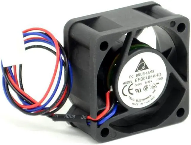 Main image of 1pcs  EFB0405VHD 4020 4cm 5V 0.50A three line server chassis fan drive  Delta 40*40*20mm