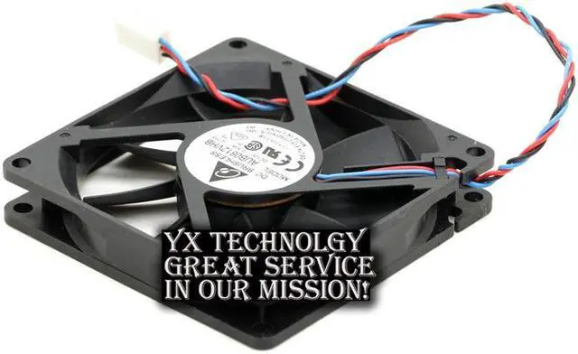 Alt view image 5 of 6 - AUB0812VHB 8015 8cm 12V 0.30A slim chassis, power supply cooling fan  DELTA 80*80*15mm