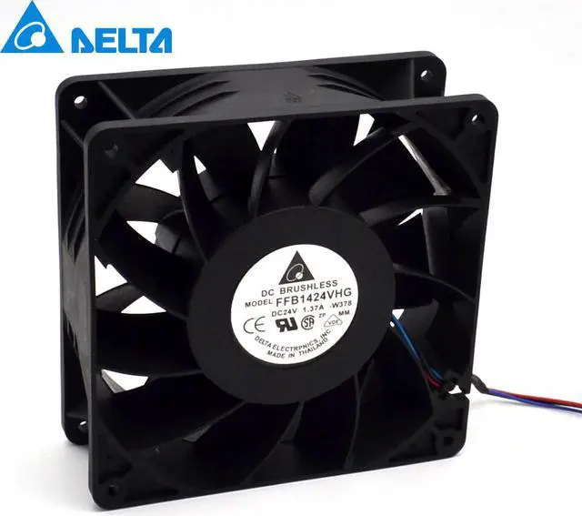 Main image of FFB1424VHG 14050 14CM 24V 1.37A fan drive three-line winds fan  140*140*50mm