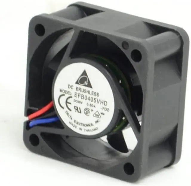 Alt view image 2 of 6 - 1pcs  EFB0405VHD 4020 4cm 5V 0.50A three line server chassis fan drive  Delta 40*40*20mm