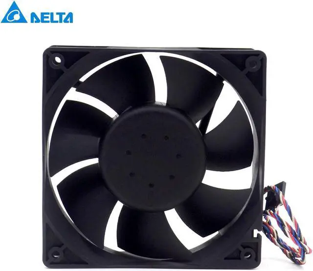 Alt view image 6 of 6 - Delta  AFC1212DE 12038 12cm 120mm DC 12V 1.6A pwm ball fan thermostat inverter server cooling fan 10pcs/lot