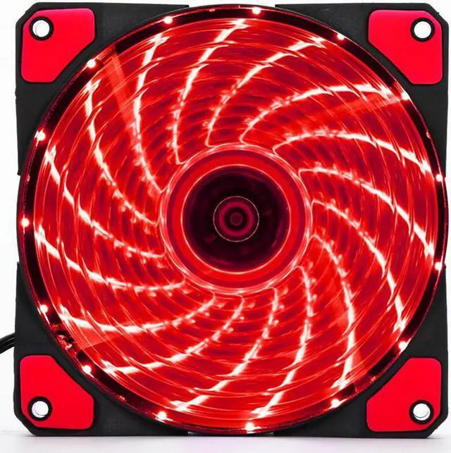 Main image of 120mm PC computer Ultra Silent LED cooling fan radiator radiator, 12CM fan, 12VDC 3P IDE 4pin