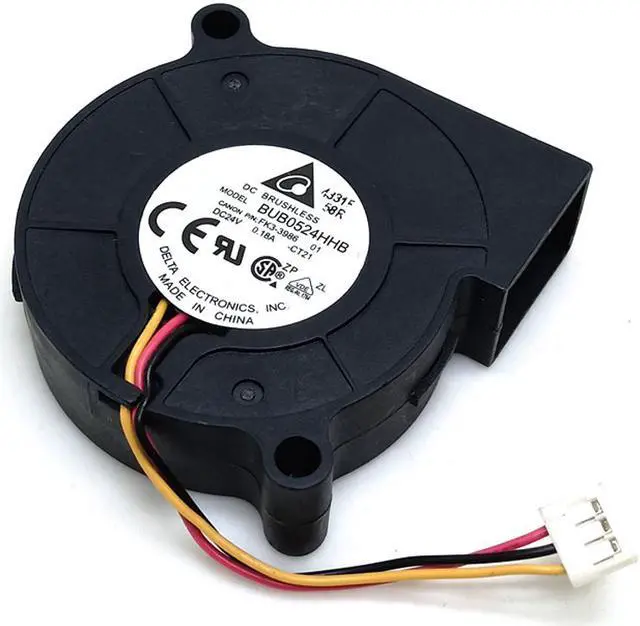 Alt view image 4 of 4 - 1pcs  3D printer blower 5CM BUB0524HHB blower turbine cooling fan 5015 24V 0.18 Aserver inverter
