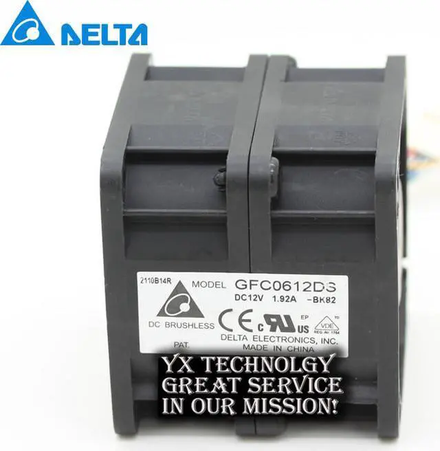 Main image of Delta  GFC0612DS 6056 6CM 12V 1.92A high speed booster fan violence  60*60*56mm