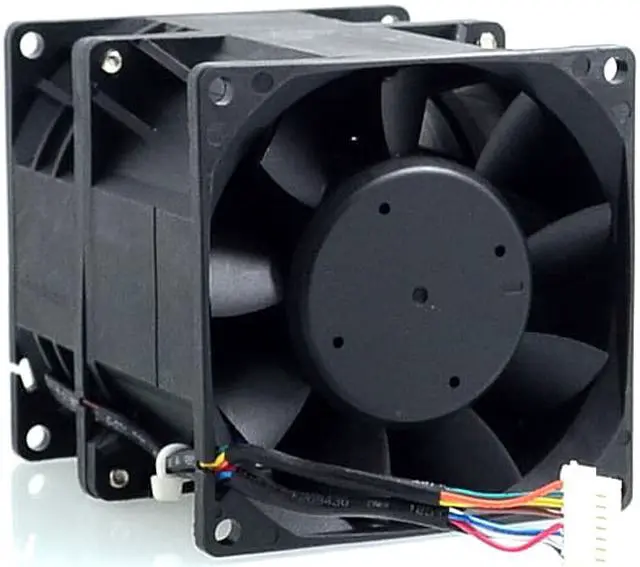 Alt view image 4 of 6 - 8cm high speed car booster fan violence in 8090 12V 5.88A GFB0812DHU  Delta 80*80*90mm