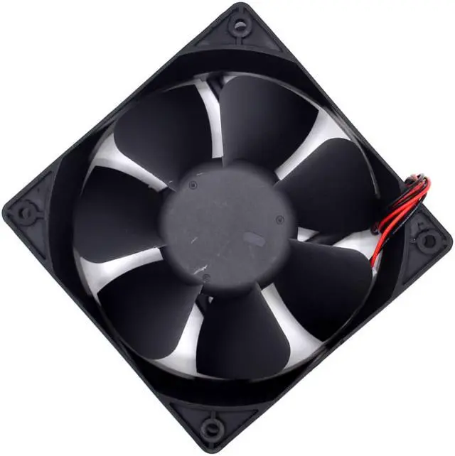 Alt view image 6 of 6 - Delta  WFB1212HE 12V 0.6A 12038 12 double ball bearing fan 2 -wire interface  120*120*38mm