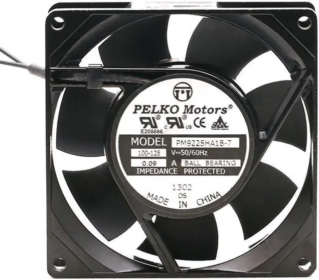 Alt view image 5 of 5 - PM9225HA1B-7 9225 9CM 100V 0.09A Quiet Ac Aluminum Machine Cooling Fan