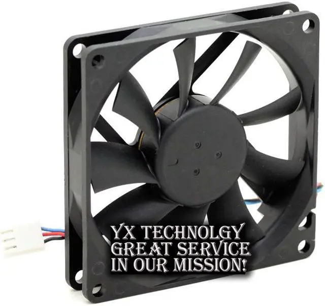 Alt view image 3 of 6 - AUB0812VHB 8015 8cm 12V 0.30A slim chassis, power supply cooling fan  DELTA 80*80*15mm
