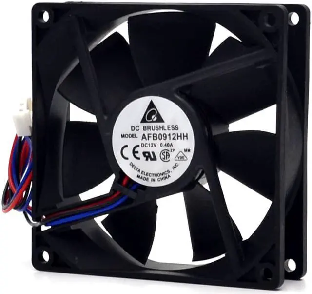 Alt view image 2 of 6 - 10pcs AFB0912HH DC 12V 0.40A, 92X92X25mm 80mm 3-wire 3-pin connector cooling fan