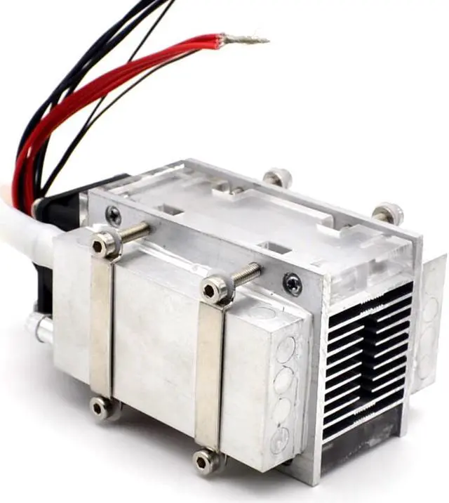 Alt view image 4 of 5 - DIY TEC Peltier semiconductor refrigerator water-cooling air condition Movement  refrigeration and fan