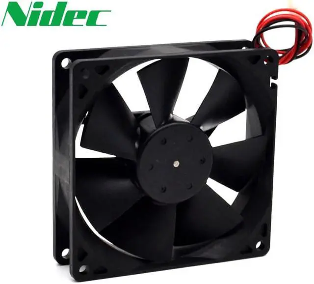 Alt view image 3 of 6 - Nidec orginal 90*90*25mm 2-wire TA350DC M34261-16 9025 24V 0.28A double ball inverter welding machine cooling fan