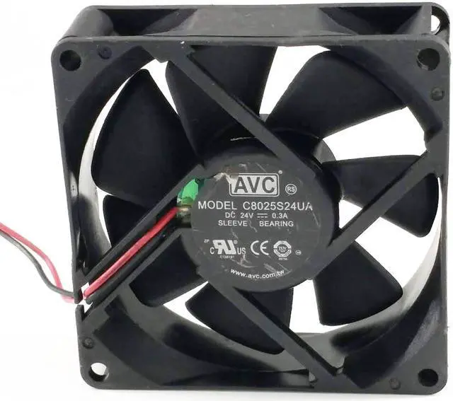 Main image of server inverter blower cooling cooler C8025S24UA 24V 0.3A inverter fan 8cm 8025 80x80x25mm 80mm 10pcs/lot