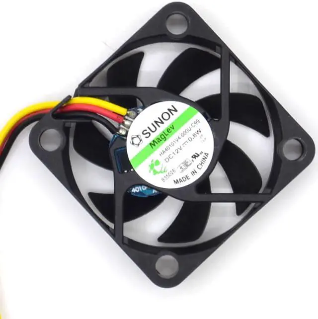 Alt view image 5 of 6 - HA40101V4-0000-c99 4010 40MM 4CM 40*40*10 Cooling fan 12V 0.8W 0.06A 3pin 100pcs/lot