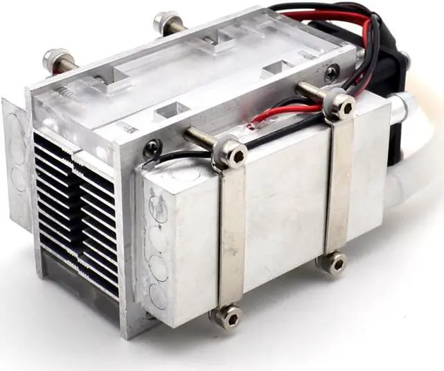Alt view image 5 of 5 - DIY TEC Peltier semiconductor refrigerator water-cooling air condition Movement  refrigeration and fan