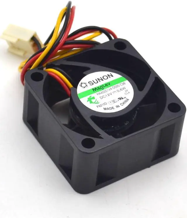 Alt view image 5 of 6 - HA40201V4-0000-C99 HA40201V4-D000-C99 4cm 4020 12V 0.6W 2wire or 3wire speed quiet fan 20pcs/lot