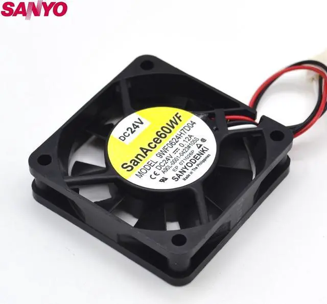 Alt view image 5 of 6 - cooling fan 9WF0624H7D04 A90L-0001-0423#105S 24V 0.12A 6015 6cm