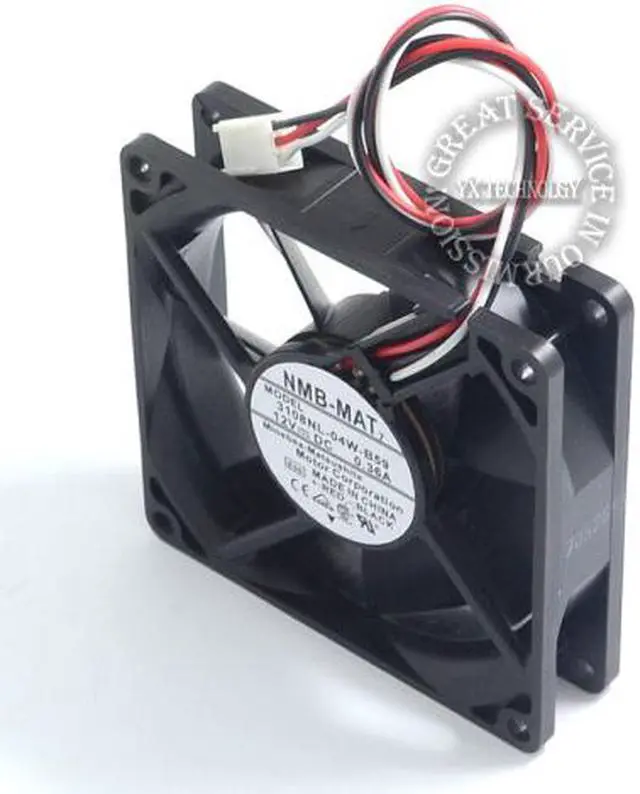 Alt view image 2 of 6 - and  3108NL-04W-B59 8020 0.36A fan dual ball wind capacity  NMB 80*80*20mm
