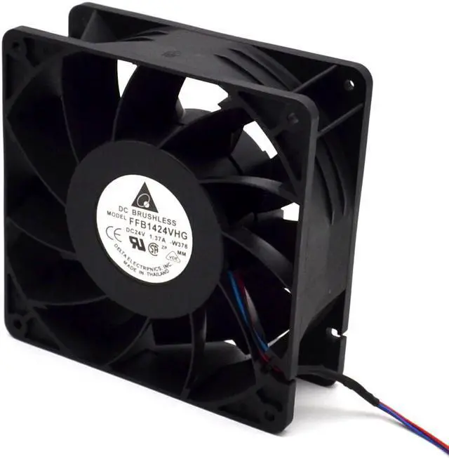 Alt view image 2 of 6 - FFB1424VHG 14050 14CM 24V 1.37A fan drive three-line winds fan  140*140*50mm