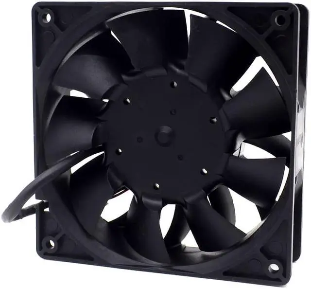 Alt view image 3 of 6 - 1pcs TFC1212DE Delta 120mm DC 12V 5200RPM 252CFM  Bitcoin Miner Powerful Server Case AXIAL cooling Fan