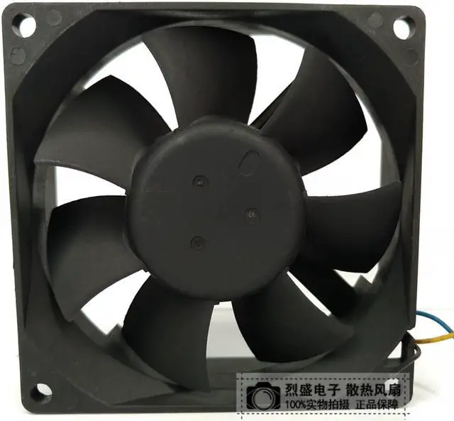 Alt view image 2 of 2 - Delta   AUB0812VH 8CM 80MM 8025 8*8*2.5CM 80*80*25MM 12V 0.41A support 4-wire Pwm Tempreture control fan