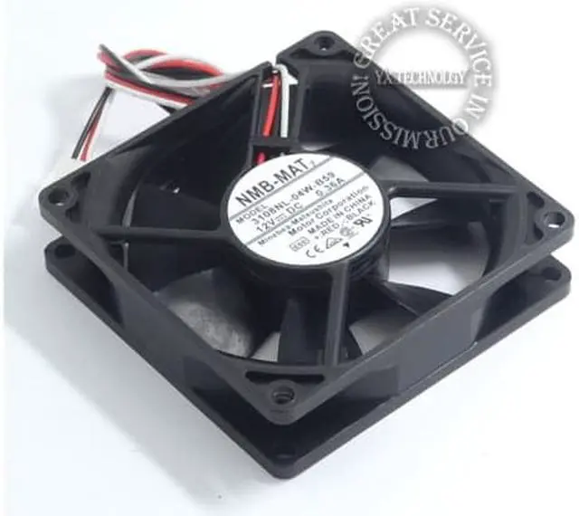 Alt view image 5 of 6 - and  3108NL-04W-B59 8020 0.36A fan dual ball wind capacity  NMB 80*80*20mm