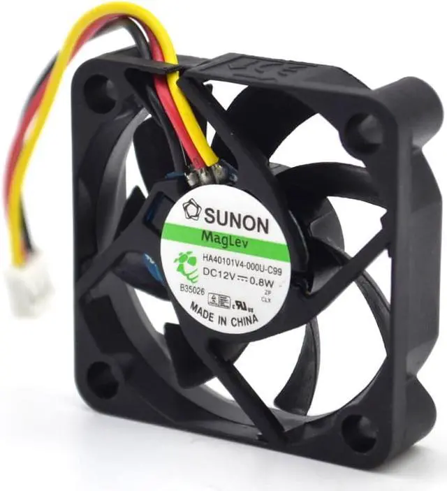 Alt view image 4 of 6 - HA40101V4-0000-c99 4010 40MM 4CM 40*40*10 Cooling fan 12V 0.8W 0.06A 3pin 100pcs/lot