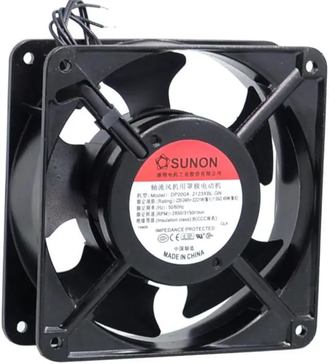 Alt view image 5 of 6 - 1pcs  control cabinet cooling fan DP200A 2123XBL.GN industrial equipment axial fan 120 * 120 * 38mm