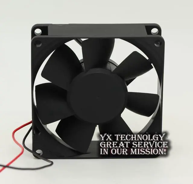 Alt view image 5 of 6 - KD1208PTB1 8025 12V 1.7W 2 wire 8CM double ball fan cooling fan SUNON