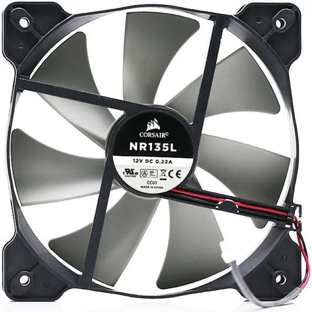 Main image of 135mm fan NR135L 13.5cm 12V 0.22A HX750/1000 Power Cooling Fan case chassis cooler